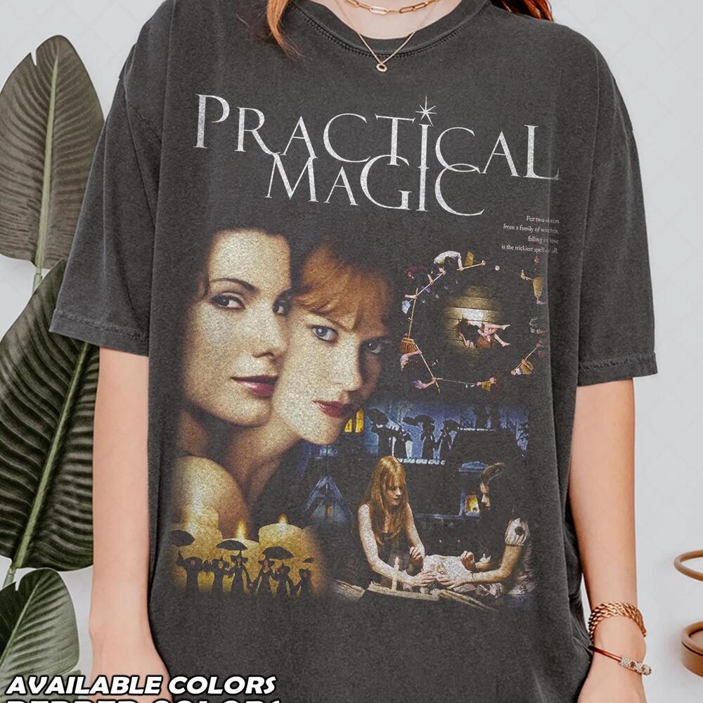 Limited S Practical Magic 1998 T-Shirt, Practical Magic Horror Movie